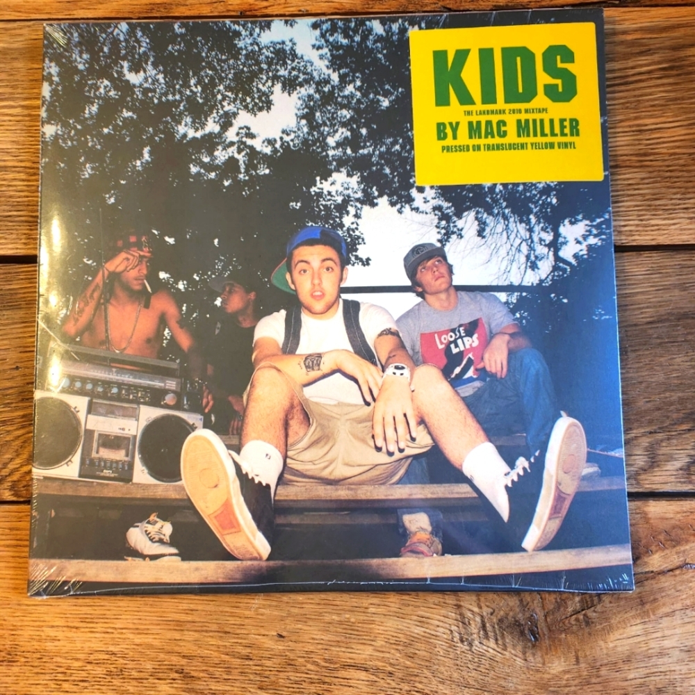 NEW RARE Mac Miller - KIDS Translucent Yellow SEALED Vinyl 2xLP K.I.D.S. 2020
